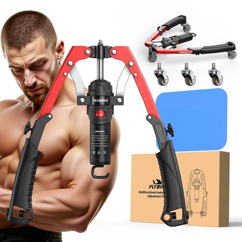 Twister Arm Trainer, Adjustable Twister Arm Chest Exerciser with 2 Spring for Men & Women, Detachable Power Twister Home Fitness Equipment for Enhancing Upper Body Muscle
